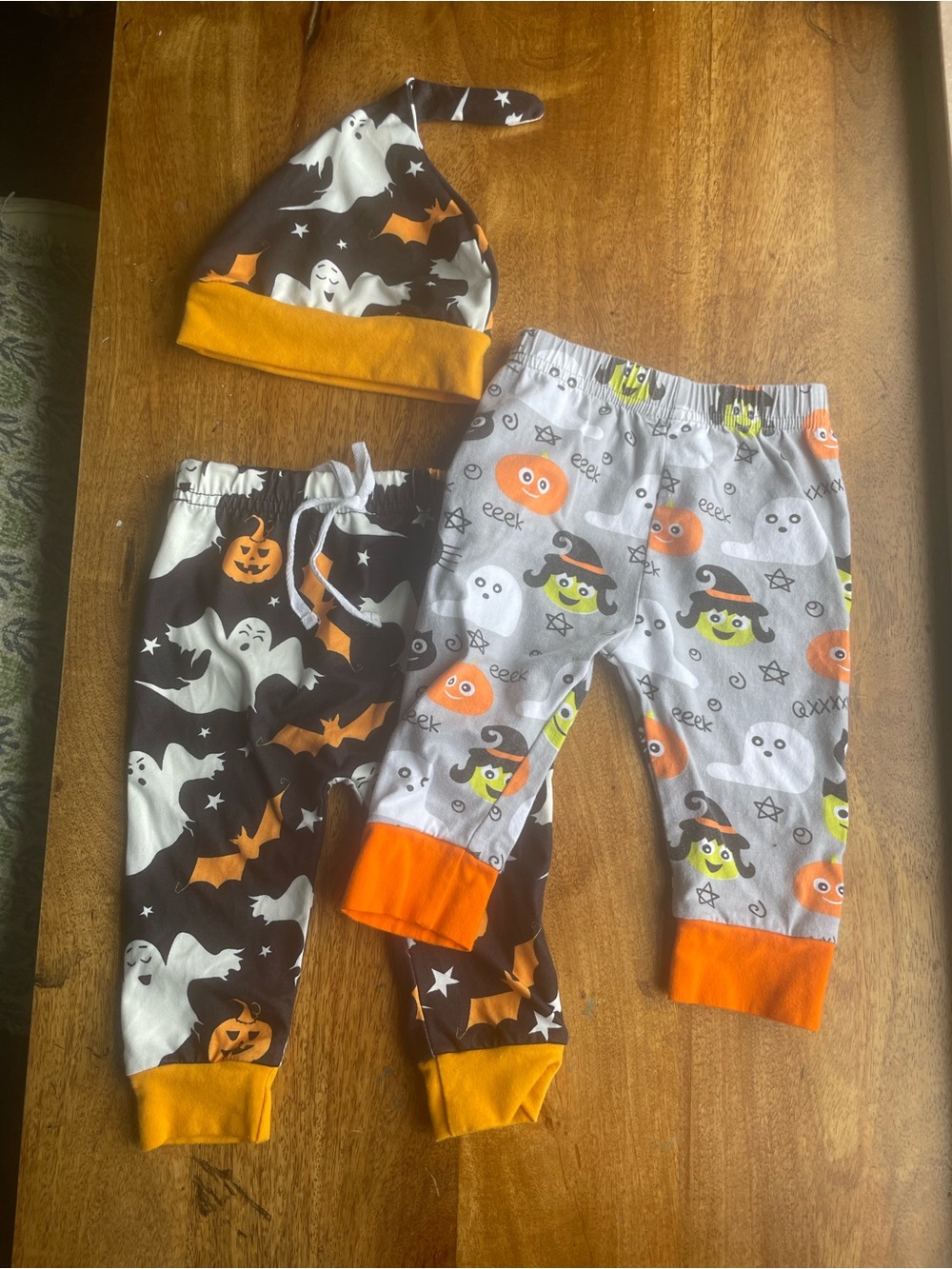 Baby halloween set pants and hat